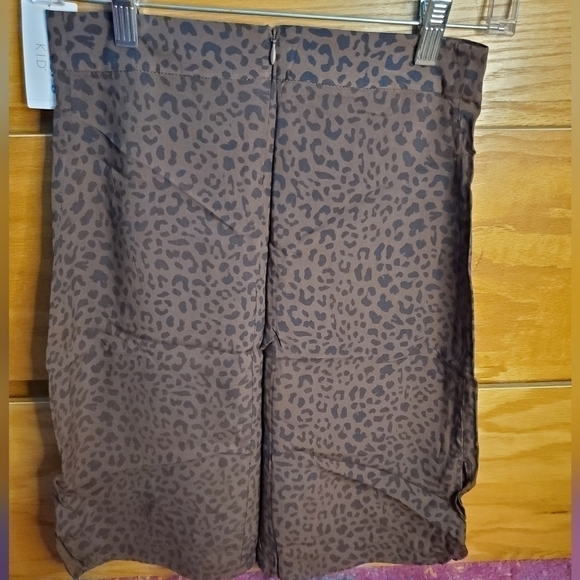 NWT Carters Kid Leopard Rayon Midi Skirt Size 10 - Picture 3 of 7